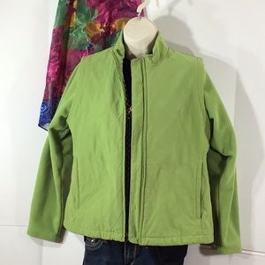 Page & Tuttle quilted zip front jacket/vest M